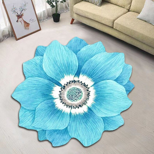 Creative Flower Living Room Tea Table Blanket Nordic Household Bedroom Floor Mat Bed Front Carpet Mat Foot Mat eprolo