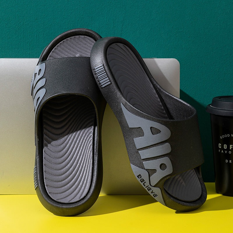 Slippers men summer outdoor wear home home indoor bathroom non slip thick bottom trend outdoor wear sandals and slippers eprolo