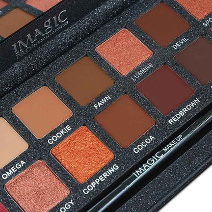 IMAGIC Matte Nude Eye Shadow Palette - 14 Color Cosmetics Collection