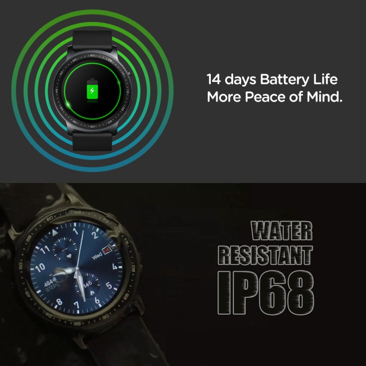 Zeblaze GTR2 IP68 Waterproof Smartwatch - Bluetooth 5.0, Heart Rate, 14-Day Battery