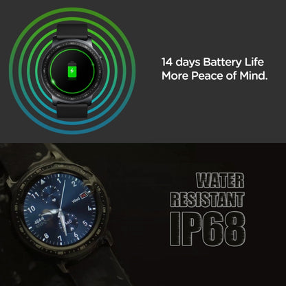 Zeblaze GTR2 1.28 inch Color Touch Screen Bluetooth 5.0 IP68 Waterproof Smart Watch, Support Sleep Monitor / Heart Rate Monitor / Blood Pressure Monitoring - Shello's Creative Boutique