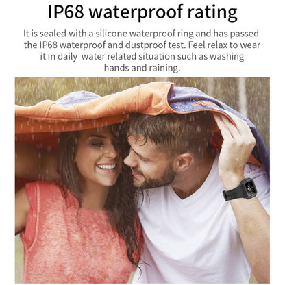 Lokmat FT10 Waterproof Music Smartwatch - Heart Rate, Blood Pressure, Multi-Sport