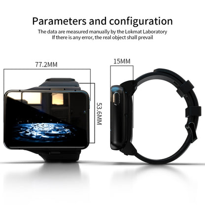 LOKMAT APPLLP Max 4G Android Smartwatch - 2.88" Display, 4GB+64GB, Dual Camera, GPS