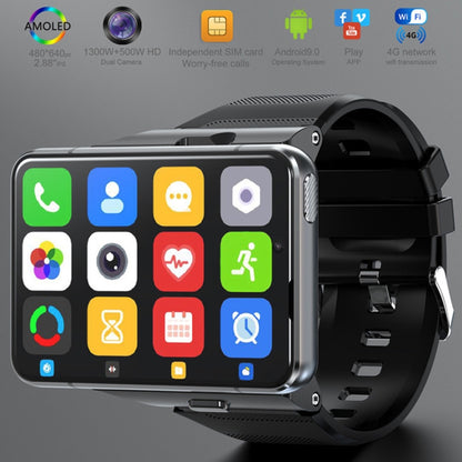 LOKMAT APPLLP Max 4G Android Smartwatch - 2.88" Display, 4GB+64GB, Dual Camera, GPS
