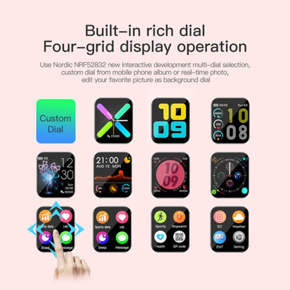 LOKMAT R3L Waterproof Health Smartwatch - Heart Rate, Blood Oxygen, Blood Pressure Monitor