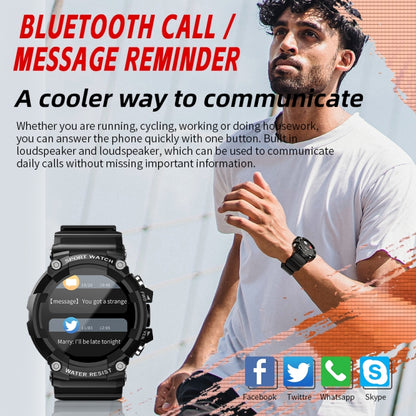 LOKMAT ATTACK 3 Sports Smartwatch - Bluetooth Calling, Heart Rate, Multi-Sport Modes