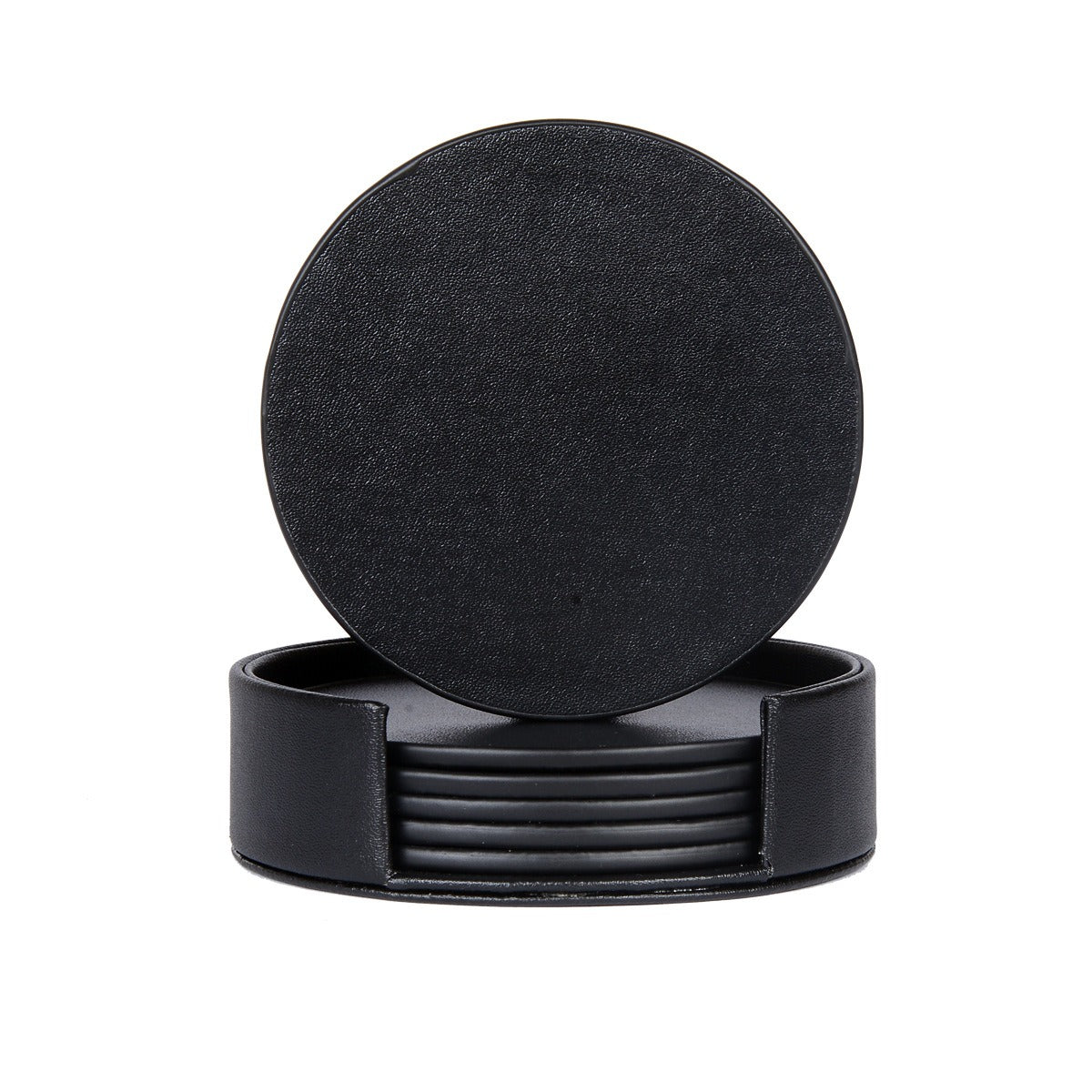Creative PU leather coaster Exquisite insulated tea water cushion Square leather coaster eprolo