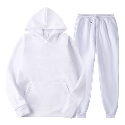 Women's Sets Oversized Hooded Running Hoodie Sport Pants Lady Suits 2 Piece Set Casual Fleece Tracksuit Winter eprolo