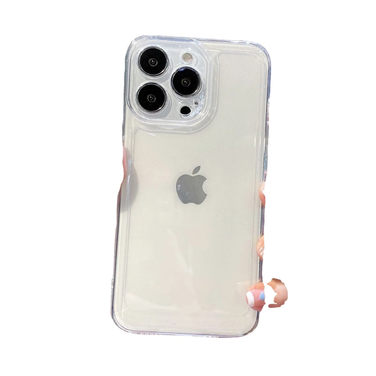 Suitable for Apple 13pro space transparent phone case iPhone 16 protective cover - Shello's Creative Boutique