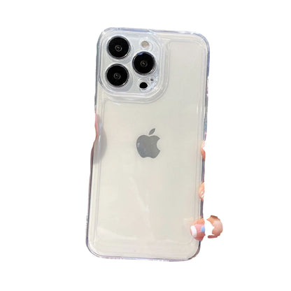 Suitable for Apple 13pro space transparent phone case iPhone 16 protective cover - Shello's Creative Boutique