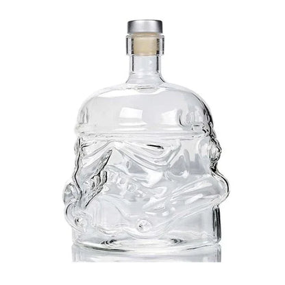 650ml Star Wars White Soldier Glass Jug Storm Trooper Spirit Bottle Empty Crystal Wine Glass Bottle Glass Cup Home Bar Tools - Shello's Creative Boutique