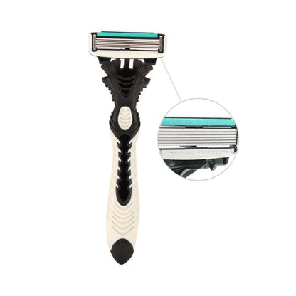 Shaving Razor Mens Profession Face Care 6-layer Stainless Razor Blades eprolo