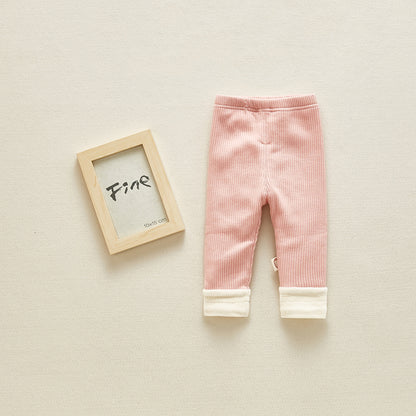 Baby fleece pants thickened winter clothes 6-12 months newborn winter 0-2 years old baby warm leggings eprolo