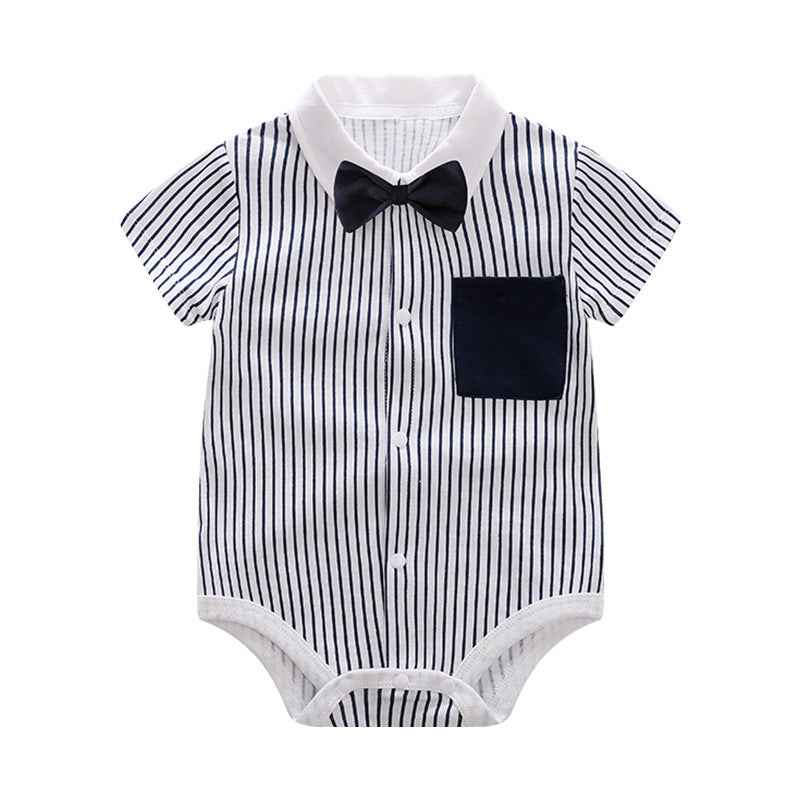 Baby Gentleman Bodysuit – Stylish & Comfortable Summer Wear for Newborns