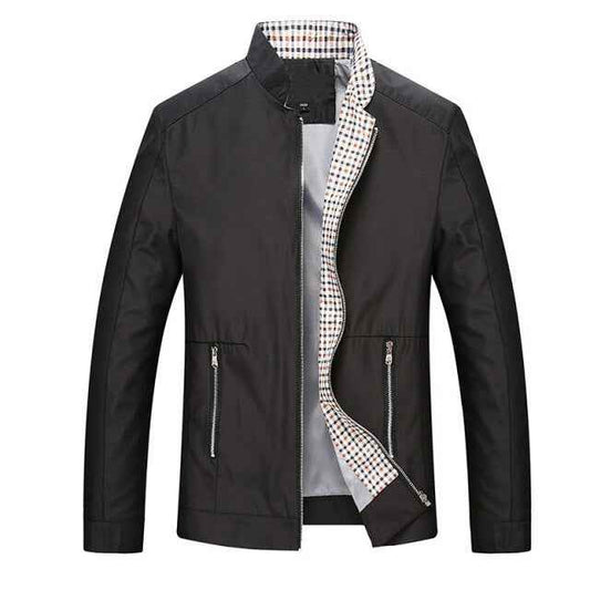 Leisure Business Men’s Zipper Jacket – The Perfect Blend of Style and Comfort