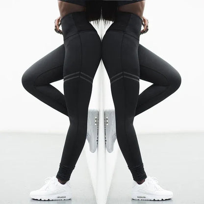 High Elastic Fitness Sport Leggings Tights Slim Running Sportswear Yoga Pants - Shello's Creative Boutique
