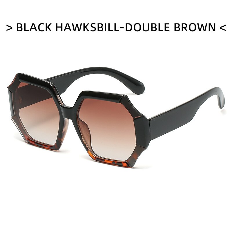 Vintage Oversize Round Sunglasses Women Luxury Brand Design Retro Sun Glasses Female Big Frame Shades Black Lady UV400