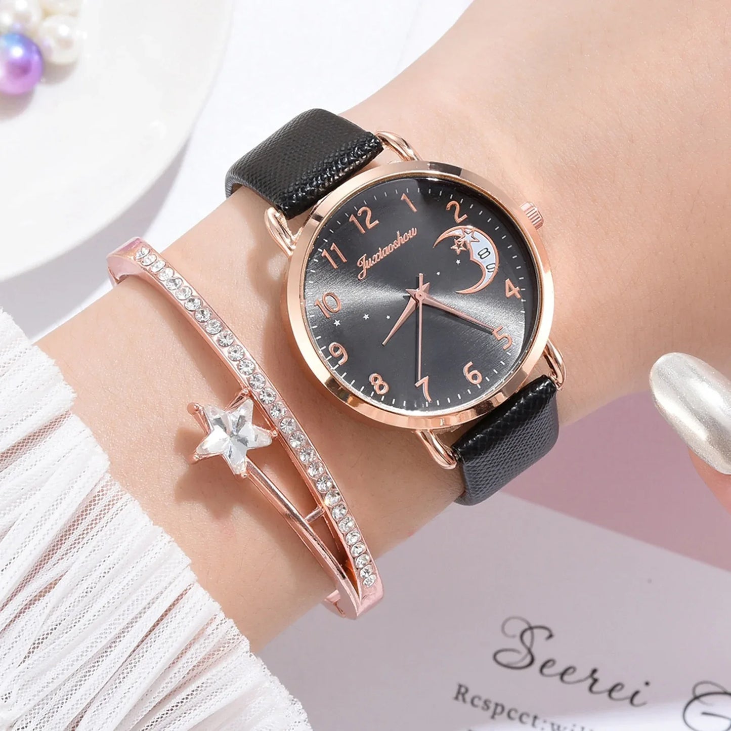 Women Watches Luxury Leather Band Watch Dress Clock Lady Wrist Watch - Shello's Creative Boutique