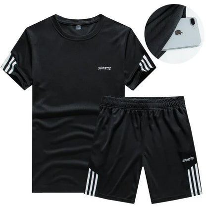 Men's Shorts Casual Suits Sportswear Mens Clothing Man Sets Pants Male sweatshirt Men Brand Clothing - Shello's Creative Boutique
