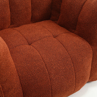 Soft Bean Bag Chair with High Resilient Foam with Footstool - Shello's Creative Boutique