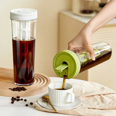 Coffee Hot And Cold Resistant Scented Tea Household Water Bottle Belt Handle Outdoor - Shello's Creative Boutique