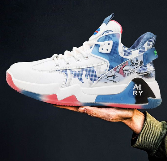 High top men shoes with breathable leather surface casual sports thick soles shoes trendy and versatile eprolo