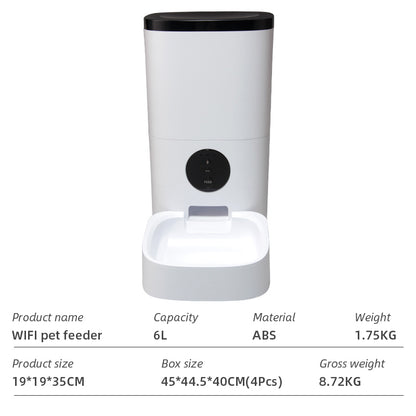 Wifi Smart APP Pet Feeder Household use Microchip Dog Automatic Pet Feeder Automatic Pet Feeder eprolo