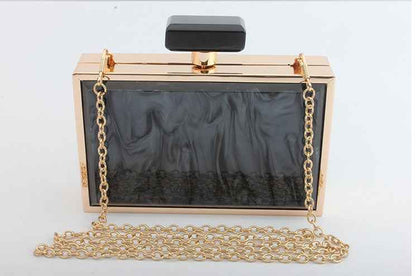 Acrylic Perfume Bottle Clutch - Women's Acrylic Bag Evening Bag