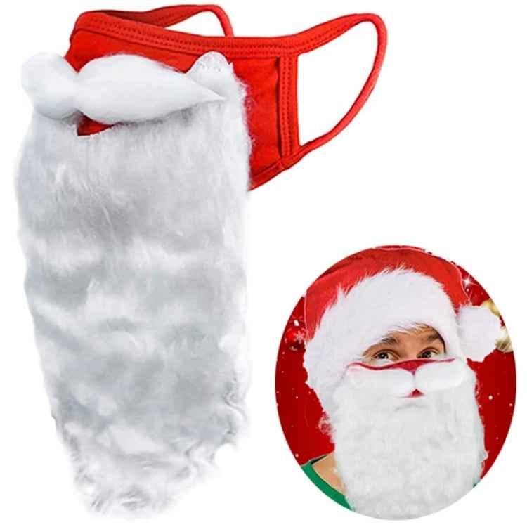 Santa Claus Beard Dustproof Cotton Mask Christmas Funny Dress Up Ornaments - Shello's Creative Boutique