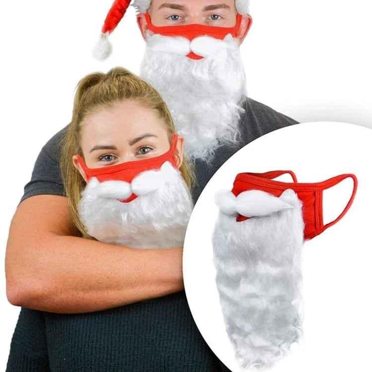 Santa Claus Beard Dustproof Cotton Mask Christmas Funny Dress Up Ornaments - Shello's Creative Boutique
