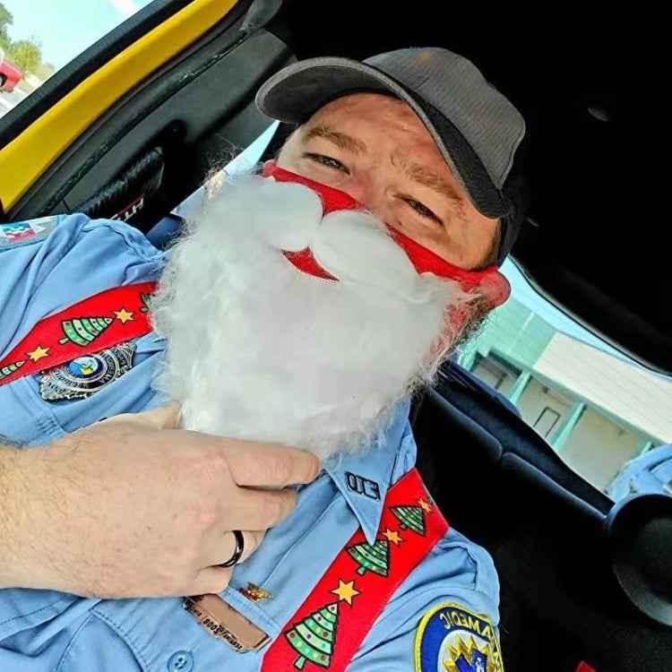 Santa Claus Beard Dustproof Cotton Mask Christmas Funny Dress Up Ornaments - Shello's Creative Boutique