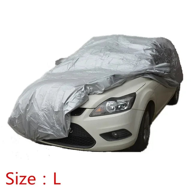 Car Covers Size S/M/L/XL SUV L/XL Indoor Outdoor Full Car Cover Sun UV Snow Dust Rain Resistant Protection - Shello's Creative Boutique