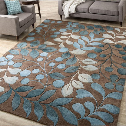 Abstract Floral Kitchen & Living Room Carpet – Anti-Slip Designer Floor Mat - Shello's Creative Boutique