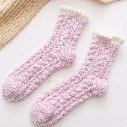 Ultra-Soft Coral Plush Children's Socks - Cozy Winter Floor Socks - Shello's Creative Boutique