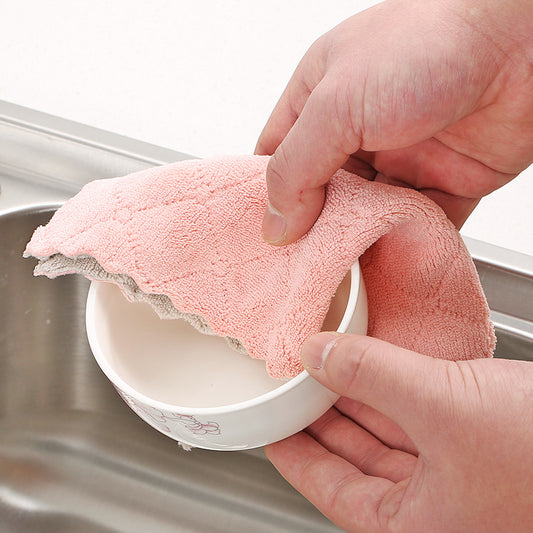 Kitchen Rags Absorb Water, Do Not Lose Hair, Thicken Housework, Clean And Do Not Stick To Oil, Wipe Table Towel, Household Dishcloth eprolo