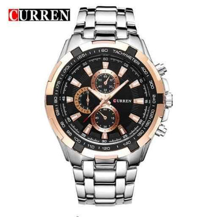CURREN Men's Waterproof Sports Watch - Durable Quartz Wristwatch for Active Lifestyle - Shello's Creative Boutique