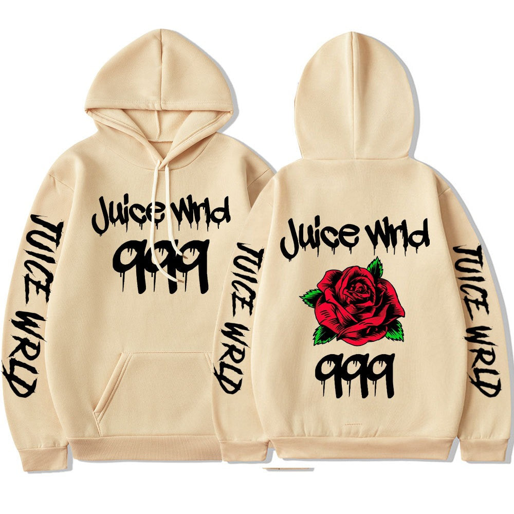 Dark Wind Rose European Street Trendy Hoodie Sweatshirt Men