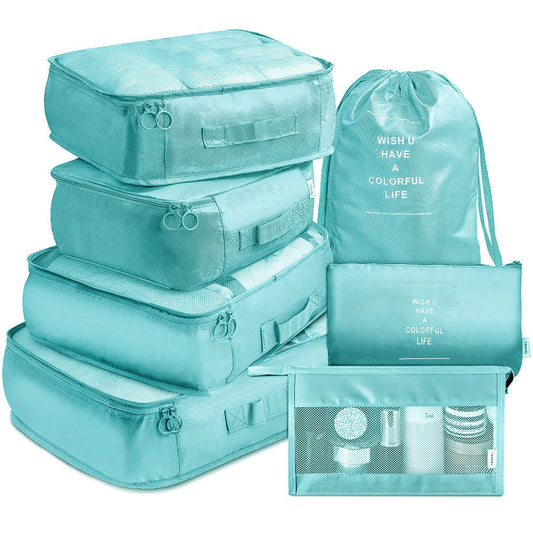 Travel Storage Bag 7-Piece Set Of Travel Thickened Suitcase Clothing Classification Storage Bag eprolo