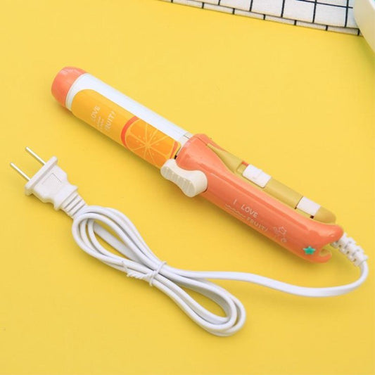Mini Hair Straightener Small Ceramic Hair Curling Iron Creative Fruit portable Girls Electric Hair Straightening Iron Tools eprolo