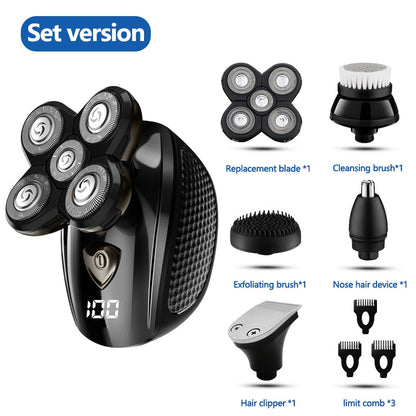 Multifunctional Grooming kit Electric Shaver Wet Dry For Men Electric Razor Rechargeable Bald Head Shaving Machine Beard Trimmer eprolo