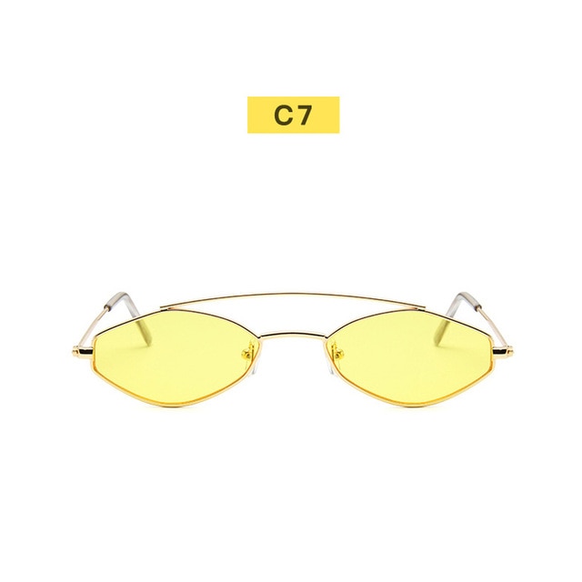 90s Sunglasses Women Retro Oval Sunglasses Lady Brand Designer Vintage Black Sunglasses Girls Eyeglasses UV400 Oculos Shello Creative Boutique