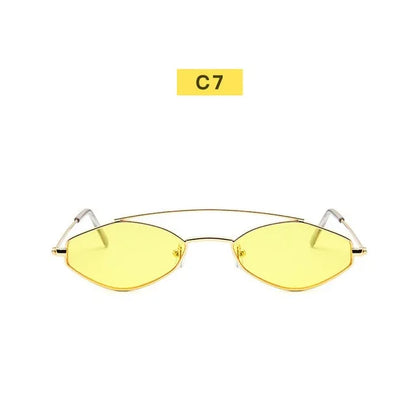 90s Sunglasses Women Retro Oval Sunglasses Lady Brand Designer Vintage Black Sunglasses Girls Eyeglasses UV400 Oculos - Shello's Creative Boutique