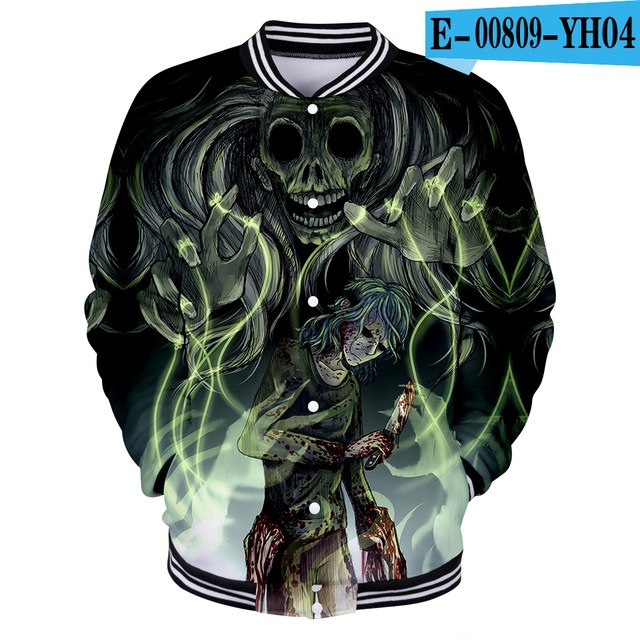 Sally face 3D jacket Hoodies New Hot Fall 3D baseball jacket Harajuku printing Sally face Baseball uniform Sweatshirt Men/Women eprolo