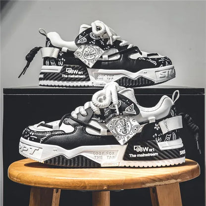 Men's breathable casual board shoes - Shello's Creative Boutique