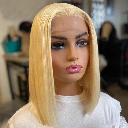 613 Blonde Lace Front Wig - Natural Hairline Synthetic - Shello's Creative Boutique