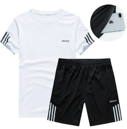 Men's Shorts Casual Suits Sportswear Mens Clothing Man Sets Pants Male sweatshirt Men Brand Clothing - Shello's Creative Boutique