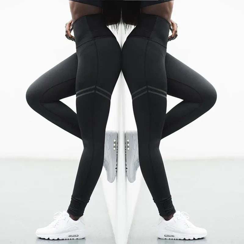High Elastic Fitness Sport Leggings Tights Slim Running Sportswear Yoga Pants - Shello's Creative Boutique