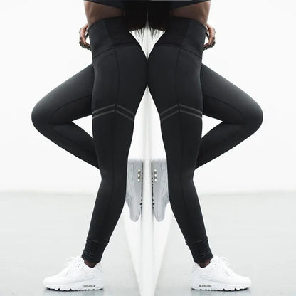 High Elastic Fitness Sport Leggings Tights Slim Running Sportswear Yoga Pants - Shello's Creative Boutique