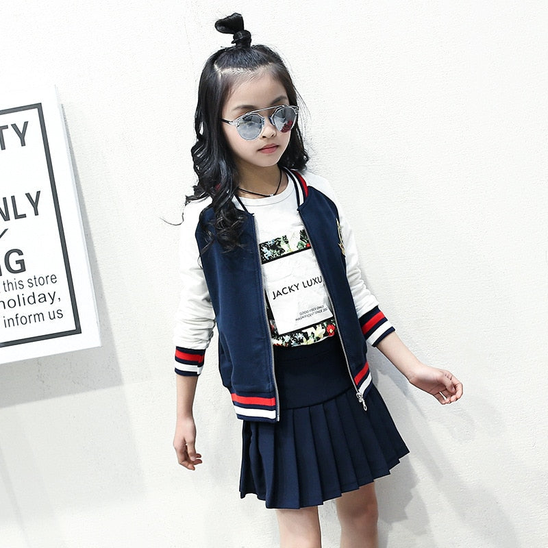 Girls Clothes Teen Summer Suit Girls Casual Shildren's Clothes Girls Shirt + Pants 2 Pieces Teen Girls Clothing eprolo