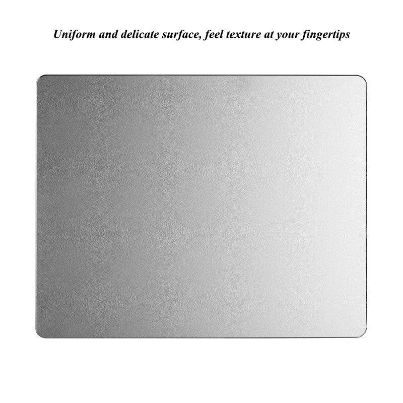 Aluminum Alloy Smooth Mouse Pad 240x180/300mm Hard Metal Slim Desk Mat Rubber Anti-slip Bottom Speed Control Mousepad For Gaming - Shello's Creative Boutique